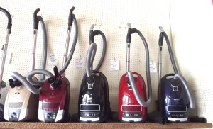 When you need one machine that will do it all, go with a canister vs upright. Here are Meile canister models.